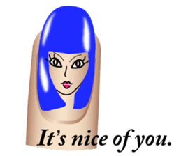 My Finger Nail Art (English Version) sticker #5989374