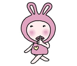 Funny  Rabbit sticker #5989761