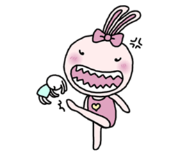 Funny  Rabbit sticker #5989763