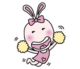Funny  Rabbit sticker #5989766