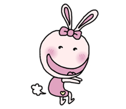 Funny  Rabbit sticker #5989770
