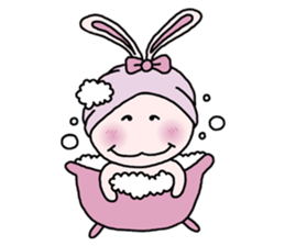 Funny  Rabbit sticker #5989771