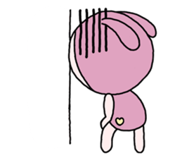 Funny  Rabbit sticker #5989772