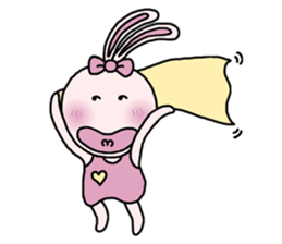 Funny  Rabbit sticker #5989773