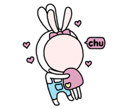 Funny  Rabbit sticker #5989774