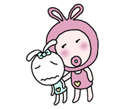 Funny  Rabbit sticker #5989777