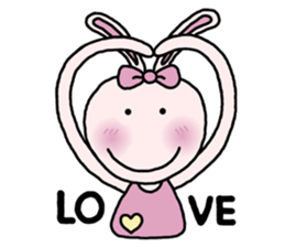 Funny  Rabbit sticker #5989778