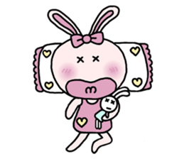 Funny  Rabbit sticker #5989782