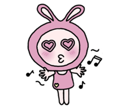 Funny  Rabbit sticker #5989784