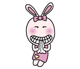 Funny  Rabbit sticker #5989787