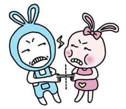 Funny  Rabbit sticker #5989790