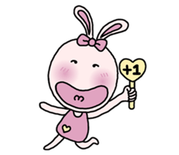 Funny  Rabbit sticker #5989791