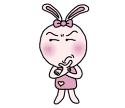 Funny  Rabbit sticker #5989792