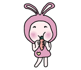 Funny  Rabbit sticker #5989796