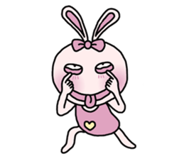 Funny  Rabbit sticker #5989798