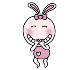 Funny  Rabbit sticker #5989799