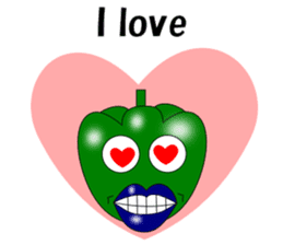 Lips peppers 2 English sticker #5990038
