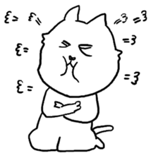 Cat just like you sticker #5990107