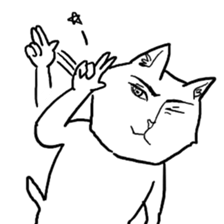 Cat just like you sticker #5990108