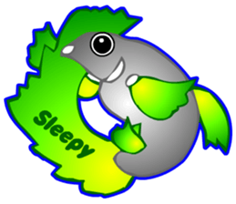 Cool Aqua Guppy sticker #5990211