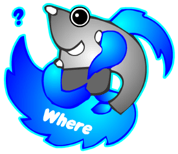 Cool Aqua Guppy sticker #5990220