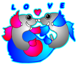 Cool Aqua Guppy sticker #5990223