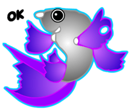 Cool Aqua Guppy sticker #5990224