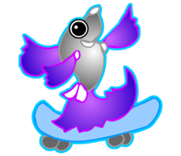 Cool Aqua Guppy sticker #5990231