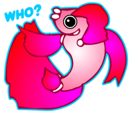 Cool Aqua Guppy sticker #5990236