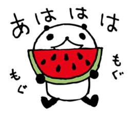 Every day of a panda-Summer- sticker #5990609