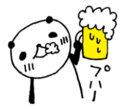 Every day of a panda-Summer- sticker #5990619