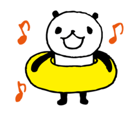 Every day of a panda-Summer- sticker #5990633