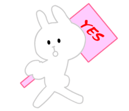 Ugly White Rabbit sticker #5990965