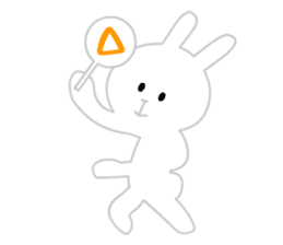 Ugly White Rabbit sticker #5990968