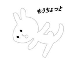 Ugly White Rabbit sticker #5990989