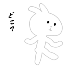 Ugly White Rabbit sticker #5990993