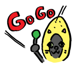 Japanese Cosplay Cat, Russianblue RB4 sticker #5991122