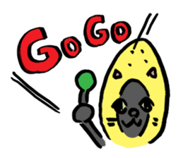 Japanese Cosplay Cat, Russianblue RB4 sticker #5991122