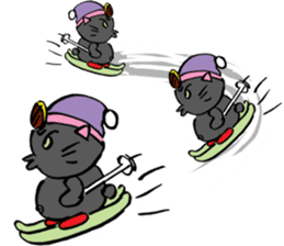 Japanese Cosplay Cat, Russianblue RB4 sticker #5991123