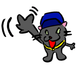 Japanese Cosplay Cat, Russianblue RB4 sticker #5991139