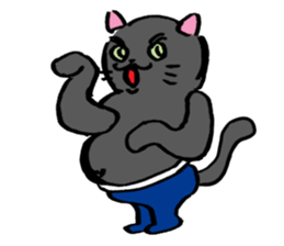 Japanese Cosplay Cat, Russianblue RB4 sticker #5991149