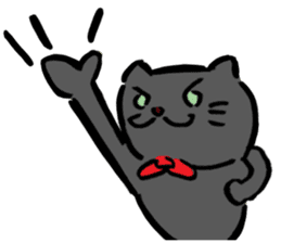 Japanese Cosplay Cat, Russianblue RB4 sticker #5991153