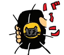 Japanese Cosplay Cat, Russianblue RB4 sticker #5991155
