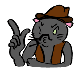 Japanese Cosplay Cat, Russianblue RB4 sticker #5991157