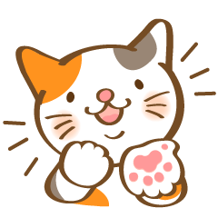 Mi-Ke cat's hand sign and gesture