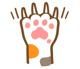 Mi-Ke cat's hand sign and gesture sticker #5991165