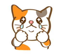 Mi-Ke cat's hand sign and gesture sticker #5991189