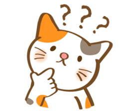 Mi-Ke cat's hand sign and gesture sticker #5991190