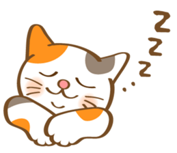 Mi-Ke cat's hand sign and gesture sticker #5991195