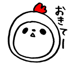 Chubby pandas sticker #5991201
